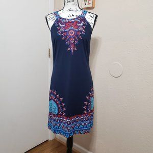 Red White & Blue Summer Dress by INC Size Small
